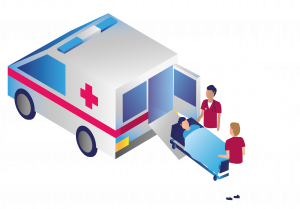 ambulancia abierta