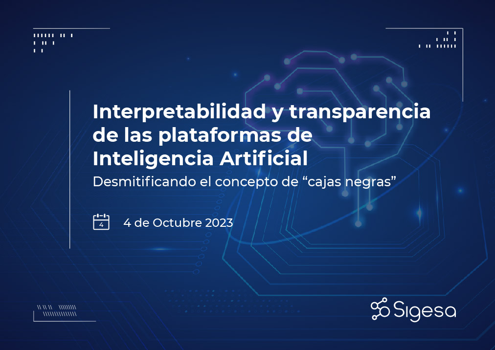 Interpretabilidad y transparencia de las plataformas de Inteligencia Artificial